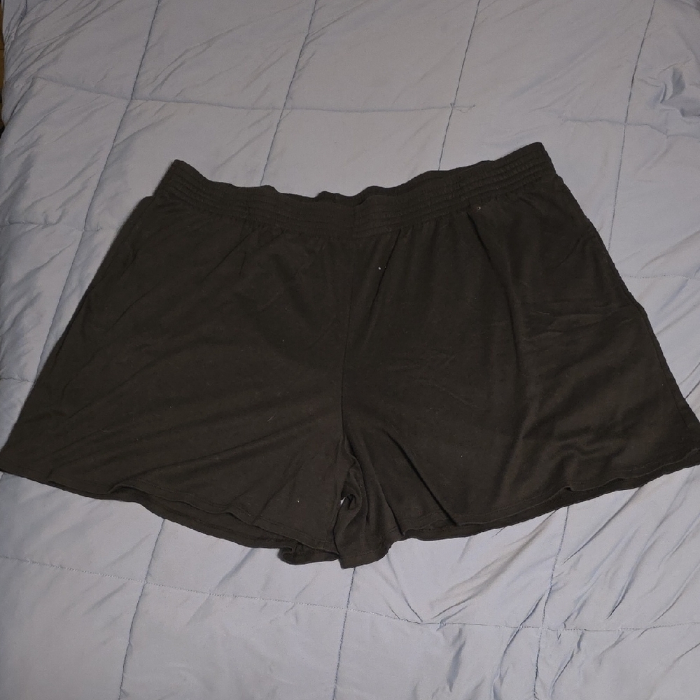 Woman Within Black Athletic Shorts
